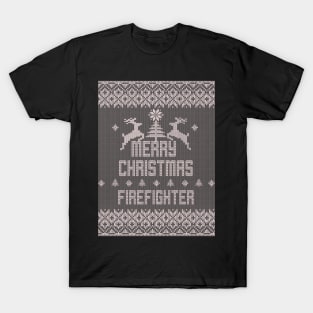 Merry Christmas FIREFIGHTER T-Shirt